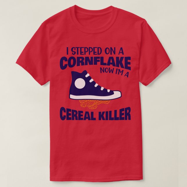 T-shirt Cereal Killer Pun papa plaisanter (Design devant)