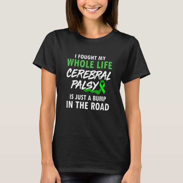 T-shirt Cérébral Palsy CP Sensibilisation guerrier Survivo (Devant)
