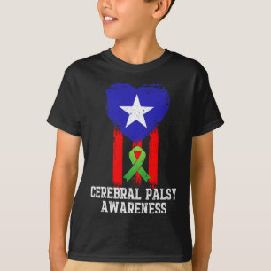 T-shirt Cérébral Palsy Cp Sensibilisation Hardwork Us Guer