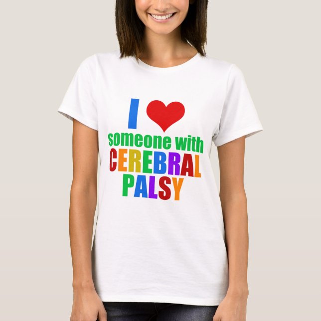 T-shirt Cérébral Palsy Love (Devant)