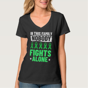 T-shirt Cérébrale Pesée verte Ribbon Cerveau Sensibilisati