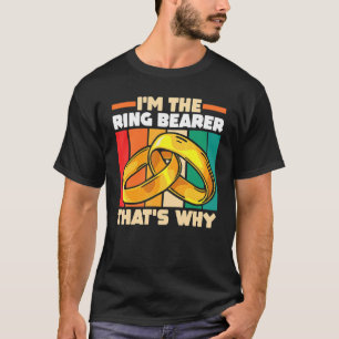 T-shirt Cérémonie de mariage des mariages Je suis le Porte