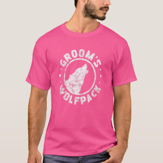 T-shirt Cérémonie de Mariage du Loup Garou pour Hommes Par