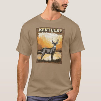 T-shirt Cerf à queue blanche du Kentucky