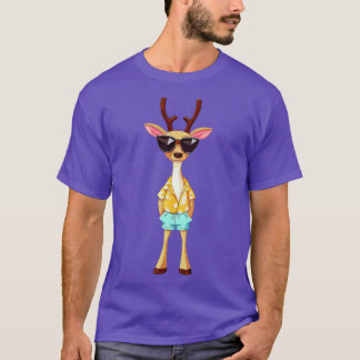 T-shirt Cerf avec style été