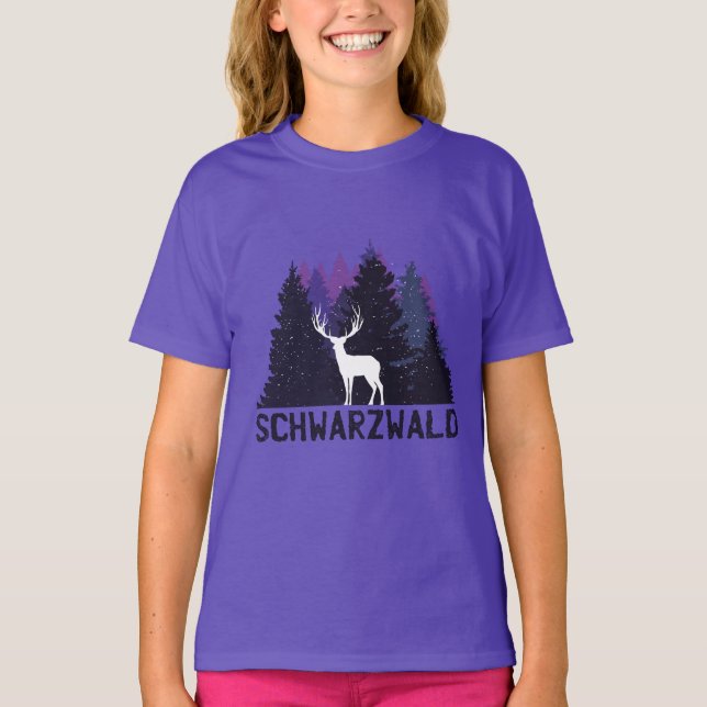 T-shirt Cerf de Forêt-Noire (Devant)