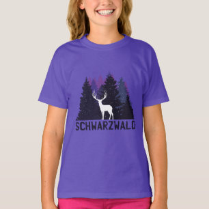 T-shirt Cerf de la Forêt Noire