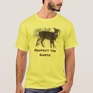 T-shirt Cerf en neige - Jour des terres