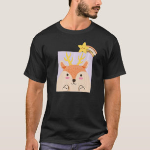 T-shirt Cerf mignonne Animaux sauvages Enfants Enfants Kin