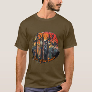 T-shirt Cerf : Yeux des bois.