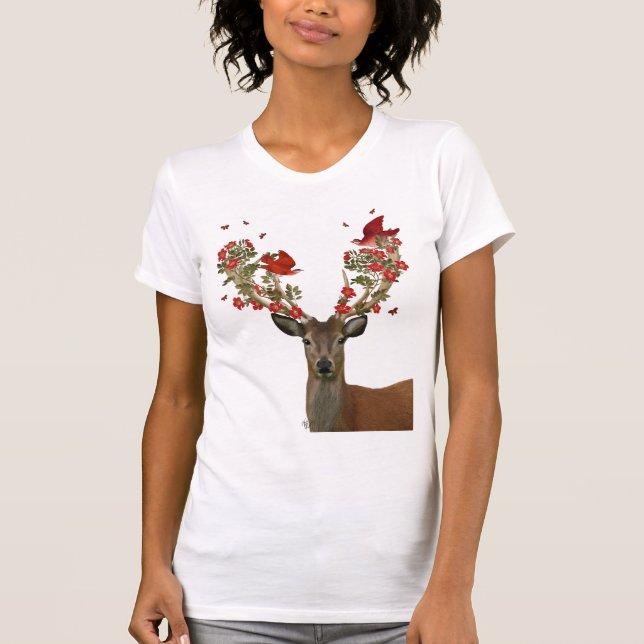 T-shirt Cerfs et Inséparables 2 (Devant)