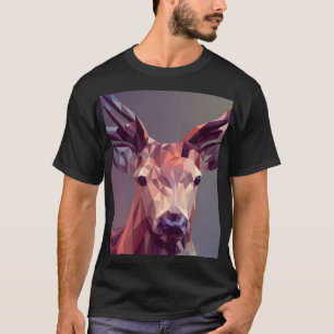 T-shirt Cerfs Polygones Nature