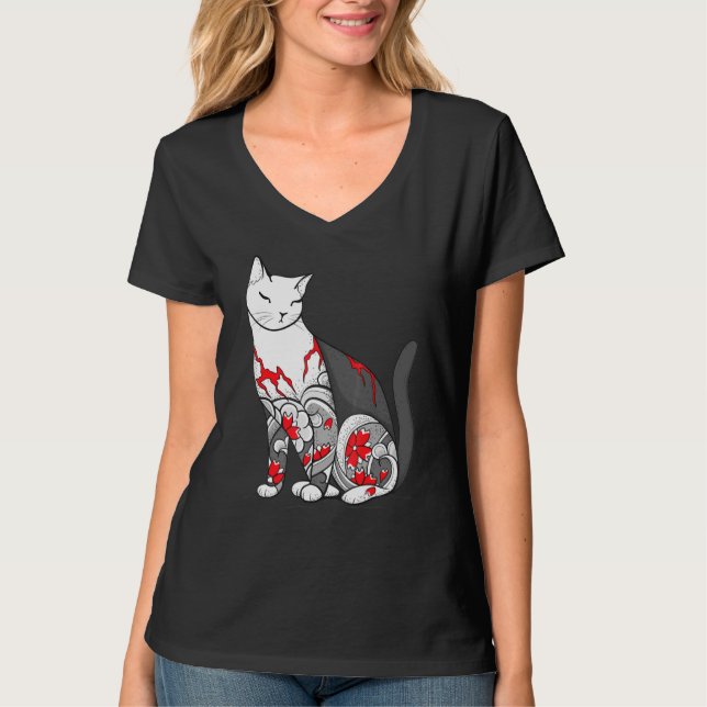 T-shirt Cerise de chat (Devant)