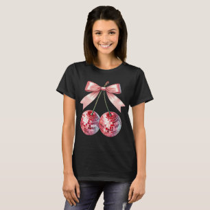 T-shirt Cerise en disco rose