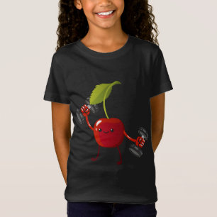 T-Shirt Cerise, Fruit Costume d'entraînement Bodybuilding 