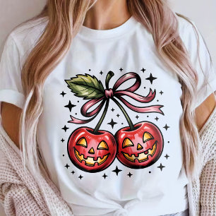 T-shirt Cerise Saison épouvantable Halloween