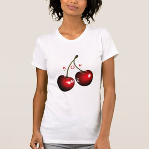 T-shirt Cerises Douces Rouges - Pop Me