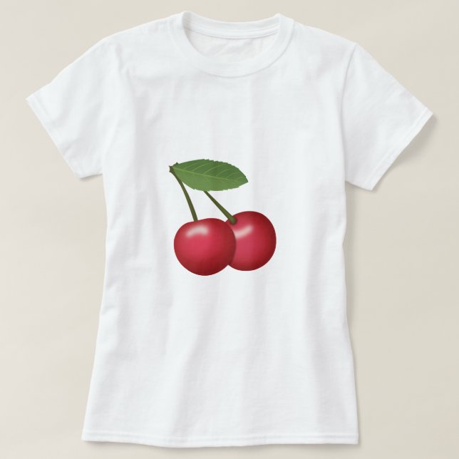 T-shirt Cerises Emoji (Design devant)