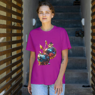 T-shirt cerises trempées en métal