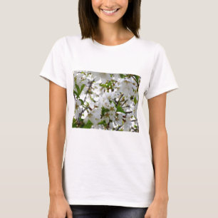 T-shirt Cerisier à fleurs blanches