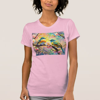 T-shirt Cerisier Imaginaire Sunrise Songbirds