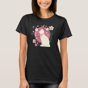 T-shirt Cerisiers en fleurs de printemps, Sakura avec un c