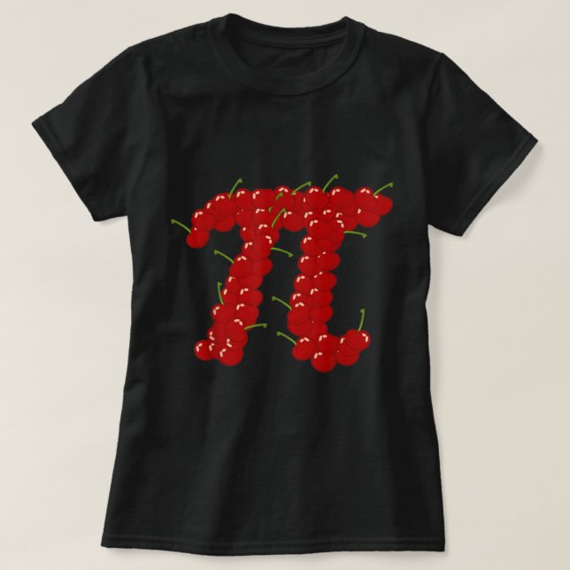 T-shirt Cerry Funny Pi Day Pie (Design devant)