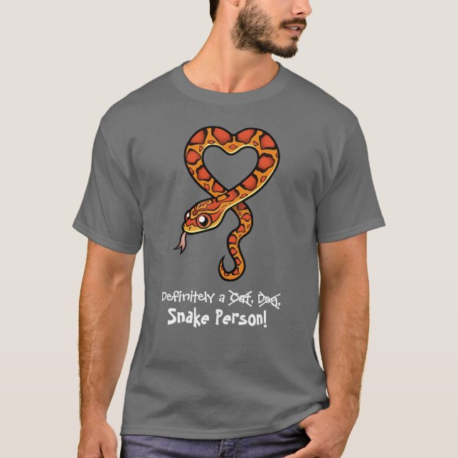 T-shirt Certainement une personne de serpent (Devant)