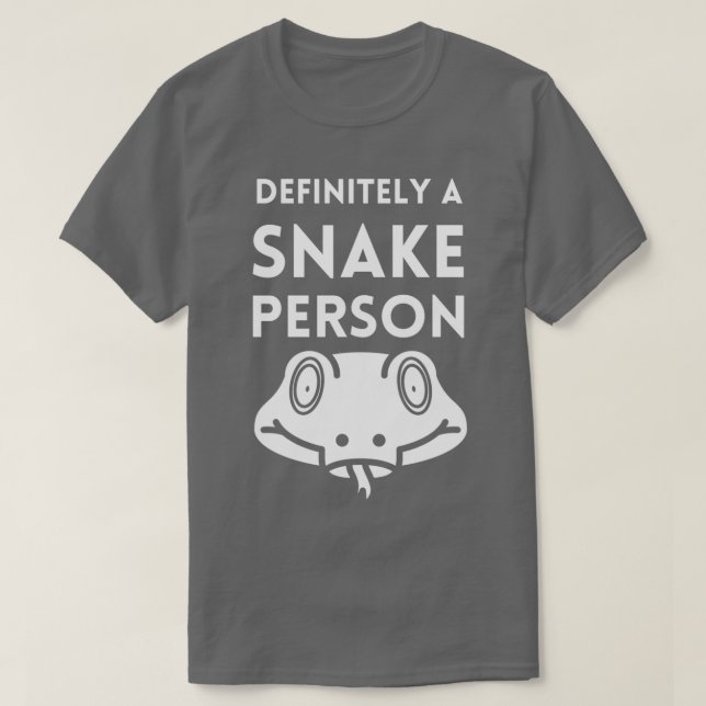 T-shirt Certainement une personne serpent 73 (Design devant)