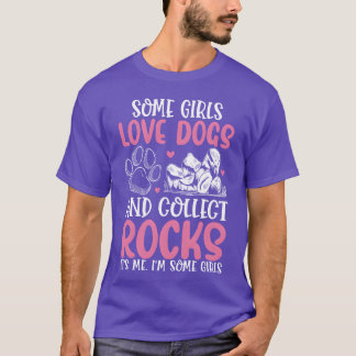 T-shirt Certaines filles aiment les chiens et collectionne