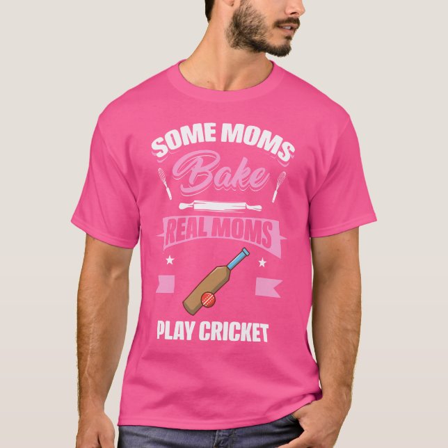 T-shirt Certaines mamans cuisent de vraies mamans Jouent a (Devant)