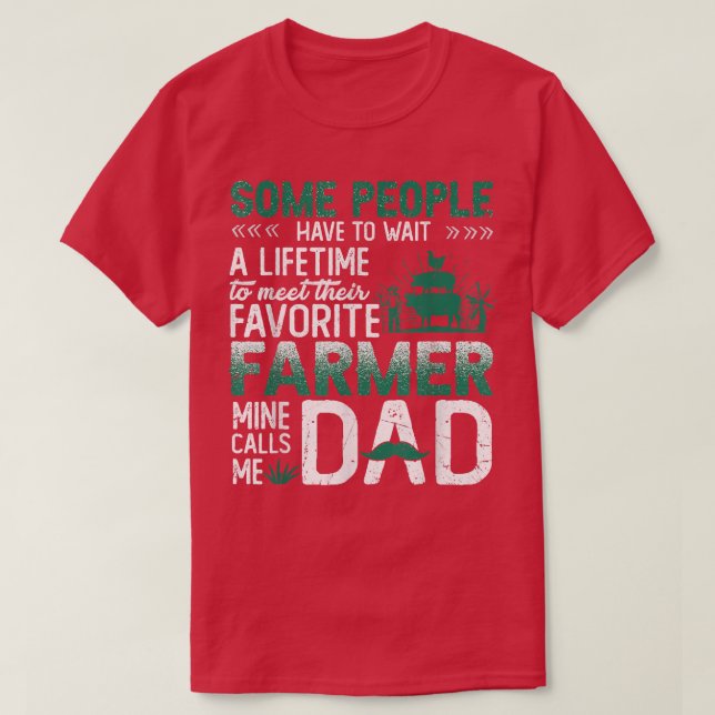 T-shirt Certaines Personnes Doivent Attendre De Rencontrer (Design devant)