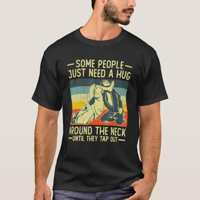 T-shirt Certaines Personnes Ont Juste Besoin D'Un Hug Vint (Devant)