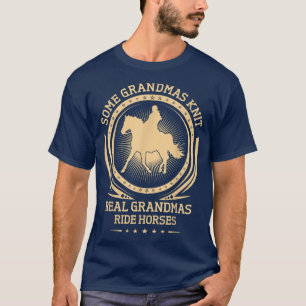 T-shirt Certains Grand-Mères Knit Real Grand-Mères Chevaux