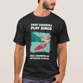 T-shirt Certains Grand-Père Jouer Bingo Real Grandpas Go W