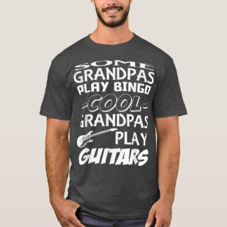 T-shirt Certains Grandpas Jouent Bingo, Grandpas Cool Joue