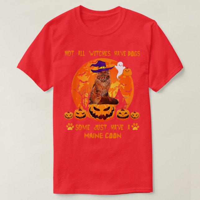 T-shirt Certains Ont Juste Maine Coon Funny Maine Coon Hal (Design devant)