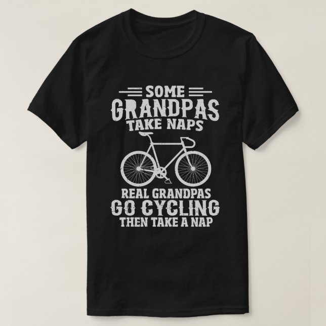 T-shirt Certains papas prennent des siestes de vrais papas (Design devant)