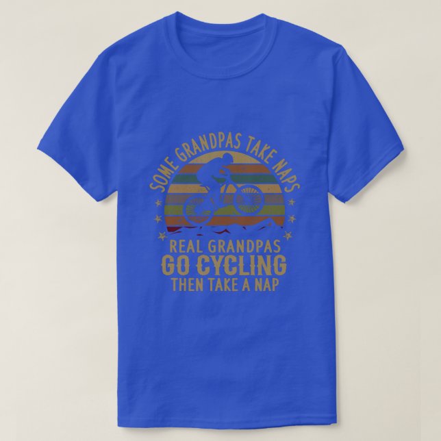 T-shirt Certains papas prennent des siestes de vrais papas (Design devant)