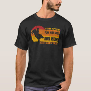 T-shirt Certains Sports Jouer Avec Des Balls Taureau Requi