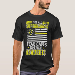 T-shirt Certains super-héros portent des casques Dispatche