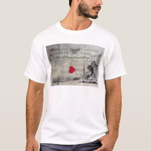 T-shirt Certificat maçonnique, 1785
