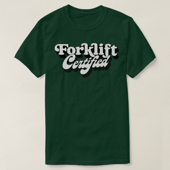 T-shirt Certifié Forklifts (Design devant)