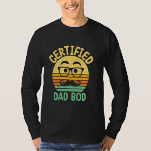 T-shirt Certifié Papa Bod Cool Daddys Girl Chill Little Gi