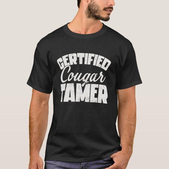 T-shirt Certifié Tamper Cougar Funny (Devant)