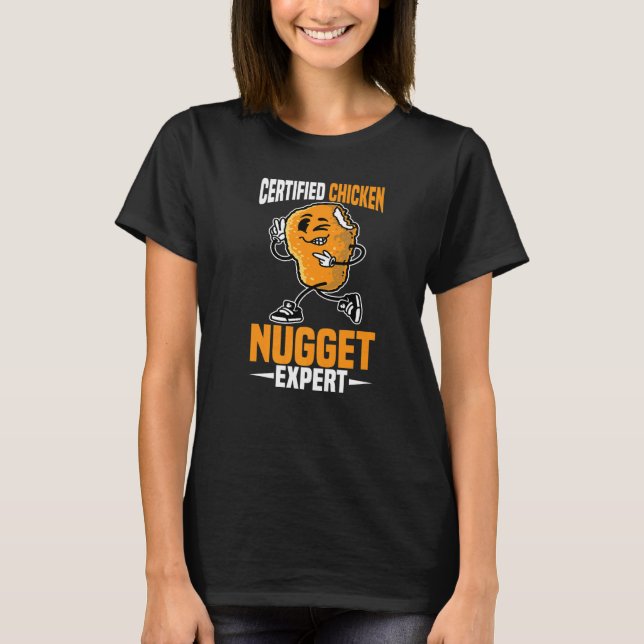 T-shirt Certified Chicken Nugget Expert (Devant)