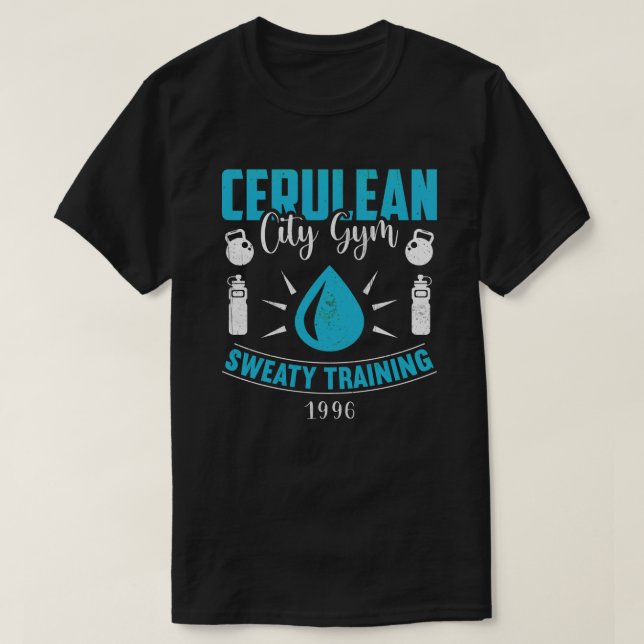 T-shirt Cerulean City Gym - Entraînement sucré .png (Design devant)