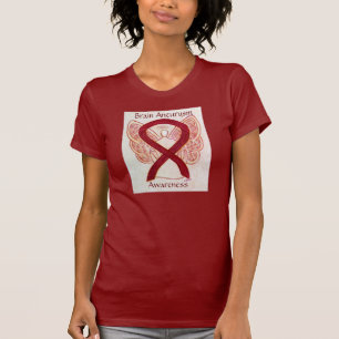 T-shirt Cerveau Aneurysme Sensibilisation Ruban Angel Chem