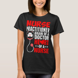 T-shirt Cerveau de praticienne d'infirmière d'un docteur
