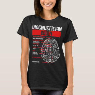 T-shirt Cerveau diagnostique Diagnostic éducatif